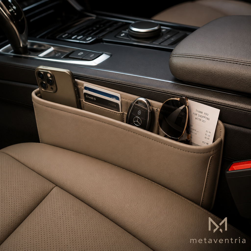 metaventria™ SEATSIDE CAR STORAGE POUCH