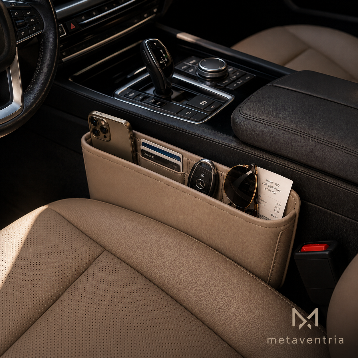metaventria™ SEATSIDE CAR STORAGE POUCH