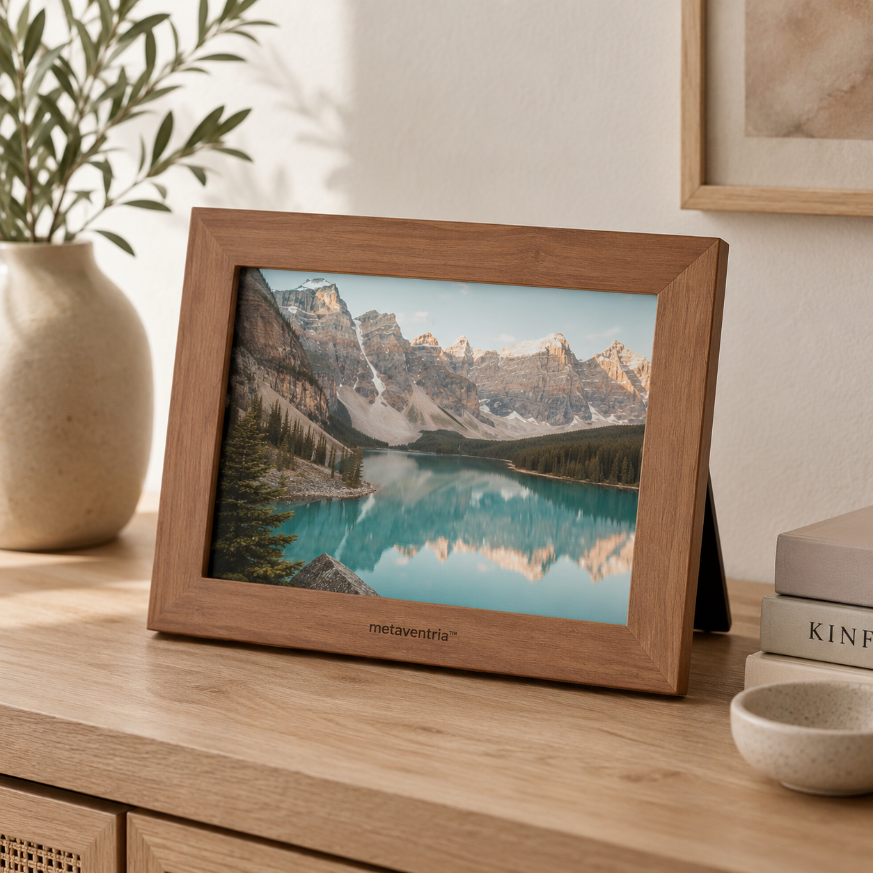 metaventria™ WARM MEMORY TABLETOP PHOTO FRAME