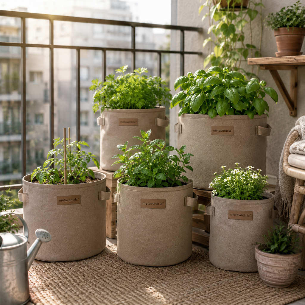 metaventria™ HOME HERB GROW BAGS