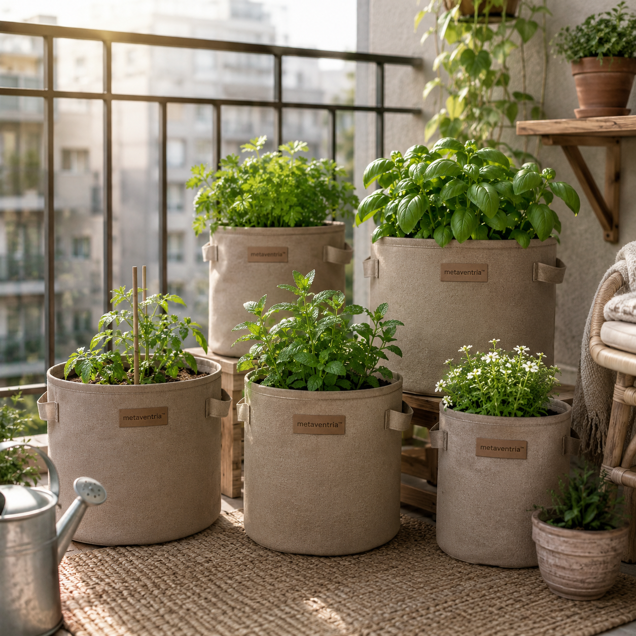 metaventria™ HOME HERB GROW BAGS