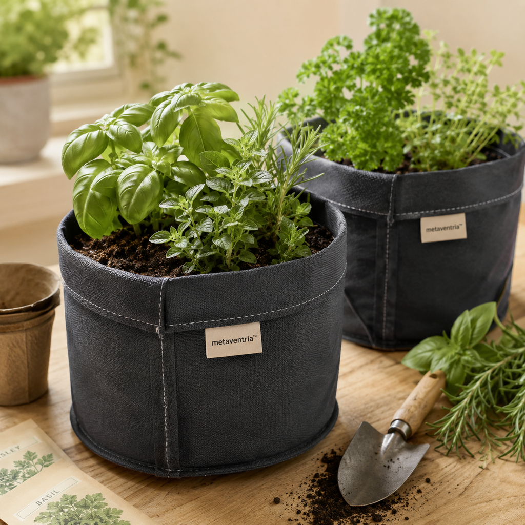 metaventria™ HOME HERB GROW BAGS