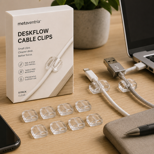 metaventria™ DESKFLOW CABLE CLIPS